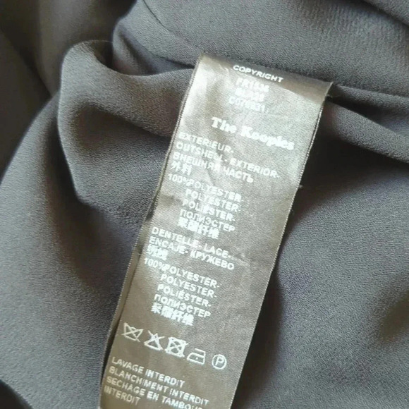 The Kooples Polkadot and Lace Shirt Dress - Picture 9 of 11